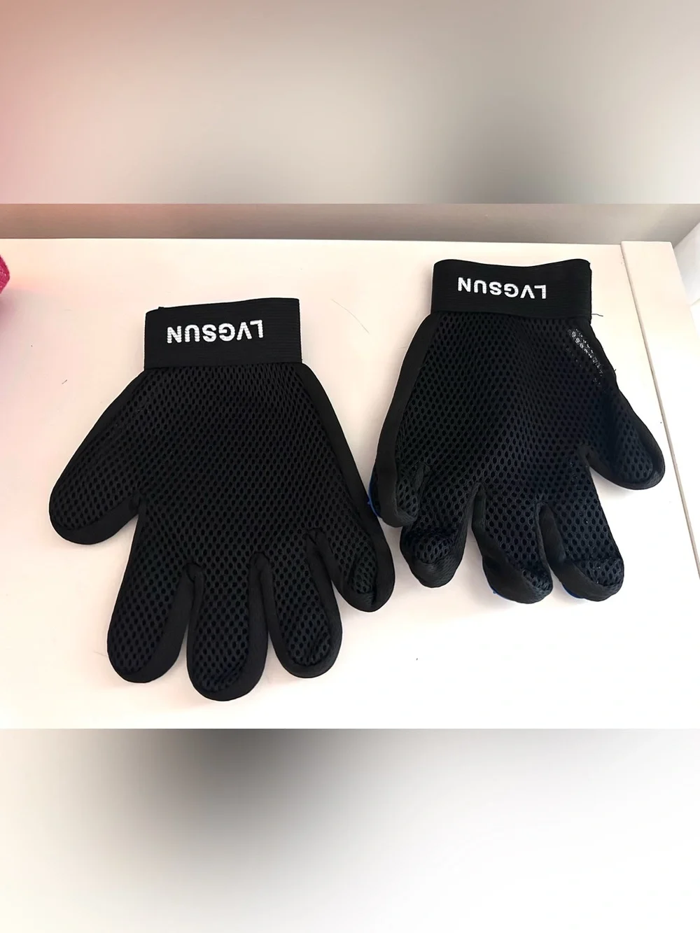 Pet Grooming Kit - Pair Silicone Grooming Gloves and Surface Mitt